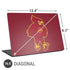 Iowa State University Mascot Universal Laptop 16.6in (13.4 x 9.7in) Skin